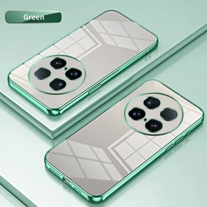 For vivo X100 Ultra Luxury Clear Plating Bumper Soft TPU Case Screen Protector - Picture 1 of 19