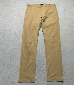 J. Crew Pants Mens 32 X 34 Slim Fit Tech Chino Flex Khaki Stretch Casual - Picture 1 of 11