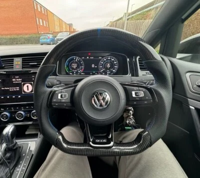 Golf 7 GTI carbon/leather steering wheel new! - Image 1 of 4