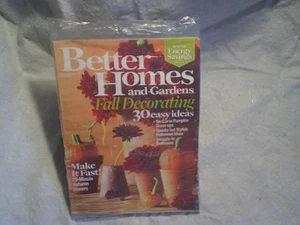 2007 BETTER HOMES AND GARDENS FALL HALLOWEEN MAGAZINE,October,STILL SEALED - Picture 1 of 3