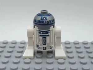 LEGO Star Wars R2-D2 Minifigure Flat Silver Head - Picture 1 of 1