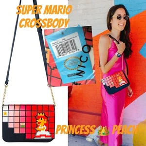 Super Mario Princess Peach Crossbody Bag Handbag by Danielle Nicole Official New - Picture 1 of 12