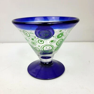 Kosta Boda Royal Caribbean Margarita Martini Vasos Círculos 2009 GIL NY Choice Foto 1 de 4