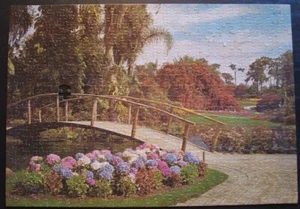 Vintage © 1975 MB Croxley 500 pc. puzzle #4611-11 ''Peaceful Interlude'' (−1) - Picture 1 of 8