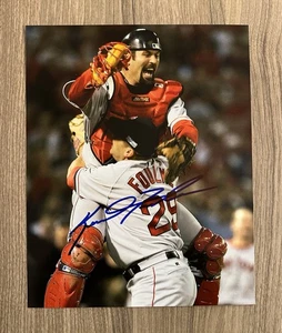 Keith Foulke signed Autogramm 8x10 Foto Red Sox 04 Champions Jason Varitek - Bild 1 von 1