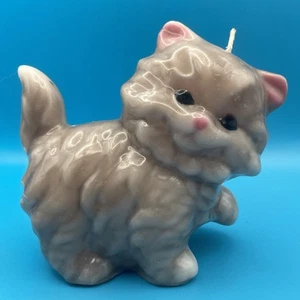 Vintage Kitten Candle Unused Wax Figure - Picture 1 of 8