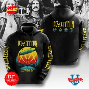 Led Zeppelin 3D Hoodie S-5XL Gift For Fan M1 - Picture 1 of 2