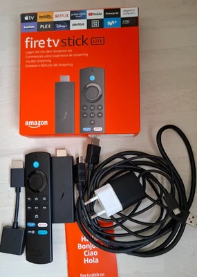 Amazon Fire TV Stick Lite (2. Generation) HD-Streaminggerät - Schwarz - Bild 1 von 4