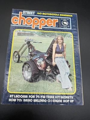 1974 OCT STREET CHOPPER MOTORCYCLE MAGAZINE HARLEY TRIUMPH VW TRIKE HONDA +MORE - Image 1 of 2