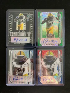 2021 Leaf Metal Auto #'d Patrick Jones II Pittsburgh Carolina Panthers 4 Lot - Picture 1 of 2