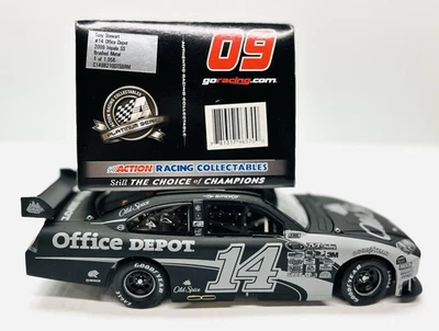 Tony Stewart #14 Home Depot 2009 metal cepillado 1/24 fundido a presión Impala SS Stock Car Foto 1 de 4
