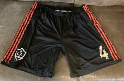 Vintage LA Galaxy Adidas Omar Gonzalez #4 MLS Soccer Shorts Sz XL Game Issued - Image 1 of 4