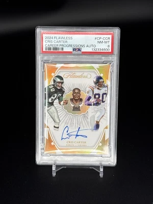 2024 帕尼无瑕 Cris Carter 职业进步亲笔签名金色 /25 — 第 1/4 张图片