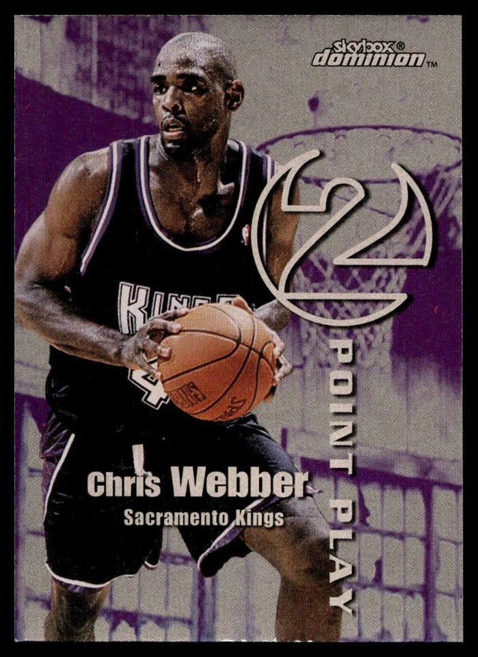 1999-00 Skybox Dominion 2 Point Play Chris Webber Kings #6 TP A1 - Image 1 of 2