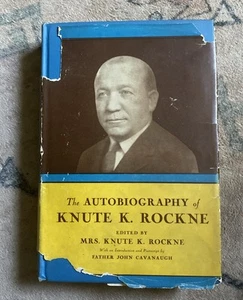 Signed AUTOBIOGRAPHY KNUTE K. ROCKNE - Picture 1 of 20