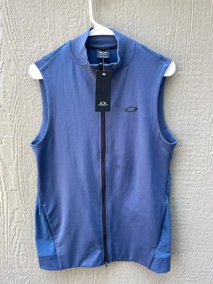 Oakley Vest Men's Small  Stretch Performance Blue Sleeveless New with a Flaw! - Image 1 of 4