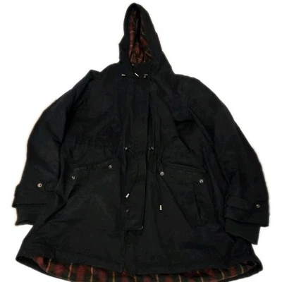 Pendleton Misty Falls Anorak Rain Jacket Blue XL Mens Plaid Lined Hooded Read - Image 1 of 4