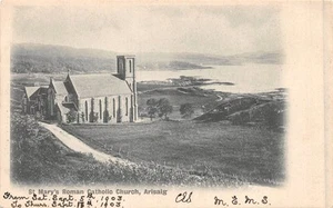 POSTCARD SCOTLAND ARISAIG ST MARY'S ROMAN CATHOLIC CHURCH 1903 - Foto 1 di 2