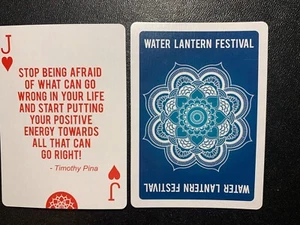 swap/playing cards  WATER LANTERN FESTIVAL  Timothy Pina  JACK OF HEARTS - Picture 1 of 1