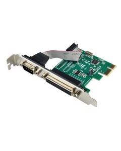 SIENOC PCI-E PCI Express COM série DB9 RS-232 + Imprimante DB25 LPT Adaptateu... - Photo 1/8