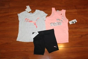 NWT GIRLS PUMA SZ 6 SHIRT, SHORTS - Picture 1 of 2