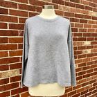 EILEEN FISHER Sweater XL 100% Cashmere Crewneck Pullover Gray Natural Eco
