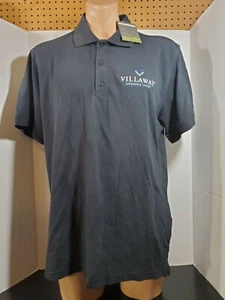 XL Eddie Bauer Villaway Experience Luxus schwarzes Polo - neu mit Etikett - Bild 1 von 9