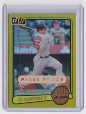 2017 Donruss Retro '83 Gold Press Proof Stephen Piscotty /99 #RV-33