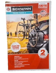 Schwinn 170T 2 Bike Trunk Rack 2 - Black New Open Box - Picture 1 of 11