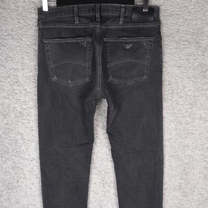 EMPORIO ARMANI MEN'S SLIM FIT J45 W32 W32 L32 DISTRESSED DENIM AJ ITALY GRAY - Picture 1 of 10