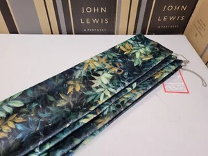 John Lewis MTM W88.5 x D110cm Clarke & Clarke Congo Roman Blind RRP £266 - Picture 1 of 8