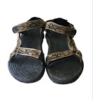 Teva Men's Sport Sandals TERRADACTYL Abstract Print Tan Black Size 8