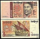 Portugal 10000 Escudos P191 A 1996 Henrique Ship Euro Unc Portuguese Money Note