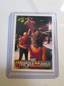 WWF Classic 1990 WrestleMania Card #12 Macho Man George The Animal Steele WWE- - Foto 1 di 1