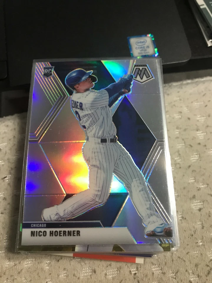  2020 Panini Mosaic Silver #17 Nico Hoernerr rc rookie cubs! - Image 1 of 1