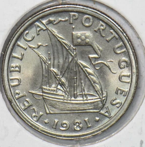 Portugal 1981 2 1/2 Escudos 901794 combine shipping - Picture 1 of 2