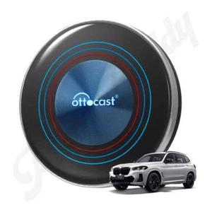 OttoAibox i3 AI Box Wireless CarPlay & Android Auto Adapter w/Netflix for BMW - Picture 1 of 9