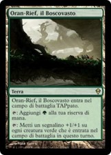 1X Oran-Rief, the Vastwood Zendikar NM/EX Italian MTG CARD
