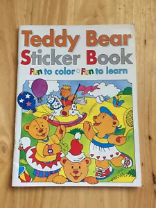 Longmeadow Teddybär Aufkleber Buch illustriert von SARA SILCOCK 1995 - Bild 1 von 2