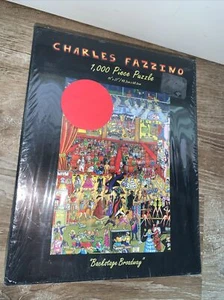 Sealed CHARLES FAZZINO 1,000 Piece Puzzle BACKSTAGE BROADWAY - Picture 1 of 6