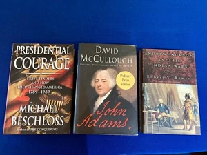 Lot of 3 HB History Books: Presidential Courage, John Adams, Andrew Jackson - Imagen 1 de 11