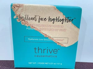 Thrive Causemetics Brilliant Face Highlighter Skin Powder Toquyen (golden Opal) - Picture 1 of 4