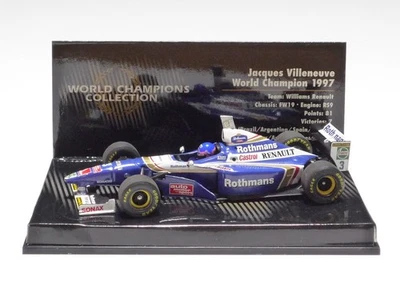 MINICHAMPS 1:43 WILLIAMS RENAULT FW19 J. VILLENEUVE WORLD CHAMPION 1997 Rothmans - Image 1 of 4