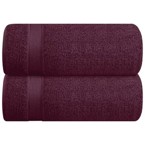 Cotton 2 Pack Oversized Bath Sheet 35x70 Large Bath Sheet Ultra Soft Absorben... - Picture 1 of 7