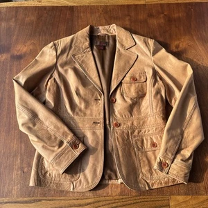 Danier hellbraune weiche Lederjacke Damengröße Medium Stil 10384 camelfarben - Bild 1 von 6