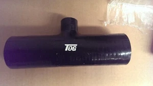 TOG 2 INCH 51mm SILICONE HOSE STRAIGHT JOINT COUPLER BLACK T-HOSE BOV T-PIECE - Picture 1 of 1