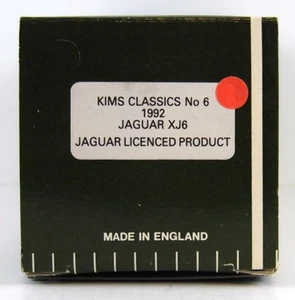 KIM CLASSICS MODELS #6 1992 JAGUAR XJ6 1:43 (SOLO SCATOLA) - Foto 1 di 5