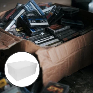 DVD Storage Box CD Storage Container Plastic DVD Holder Portable CD Storage Case - Afbeelding 1 van 12