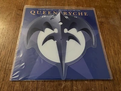 QUEENSRYCHE Jet City Woman 7" SHAPED PICTURE DISC Vinyl Single 1990 UK Press Foto 1 de 2