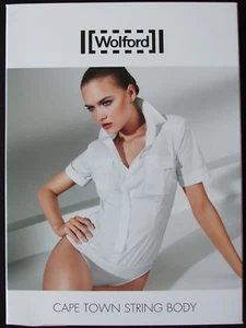 WOLFORD CAPE TOWN WHITE STRING BODY BODYSUIT Size 40 UK 12-14 USA 10 NWT - Picture 1 of 9